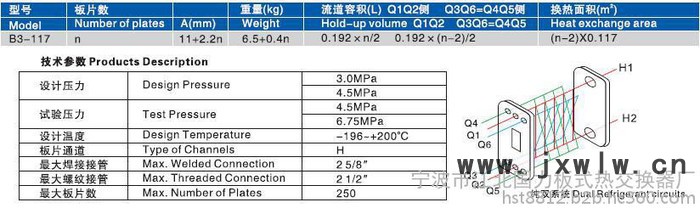 釬焊板式熱交換器 B3-117 石油化工換熱器 銅釬焊板式換熱器 水源熱泵 空調(diào)冷凝器/蒸發(fā)器 蒸發(fā)器、余熱回收、經(jīng)濟(jì)器
