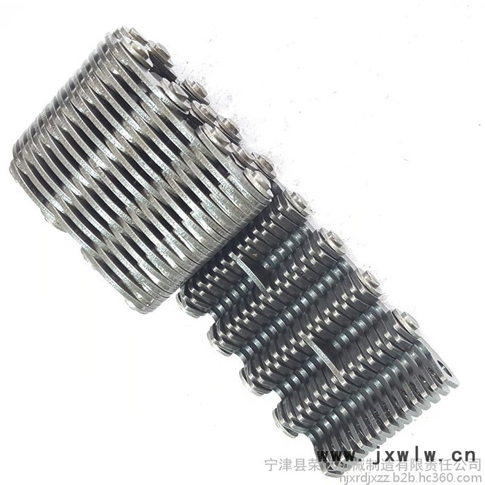 榮達CL12 內(nèi)導(dǎo)向27片齒形鏈條彎管機鏈條