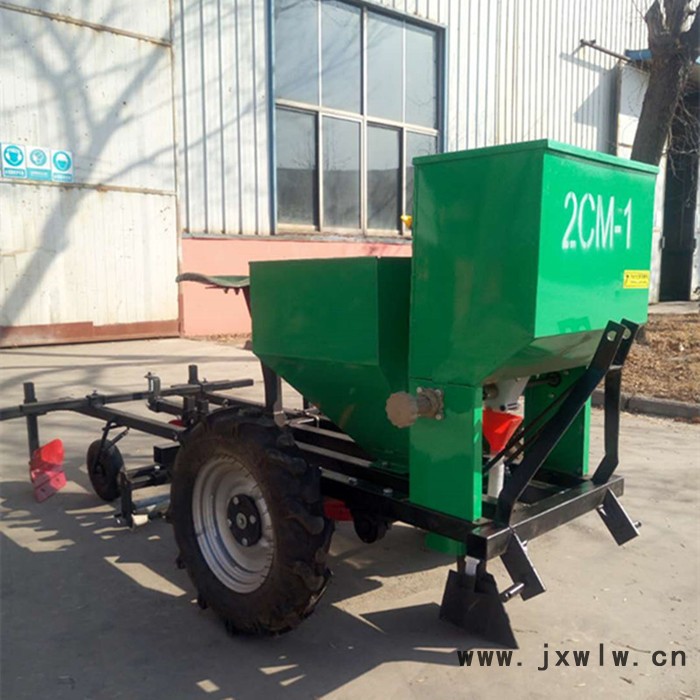 多功能馬鈴薯播種覆膜機 土豆牽引式單壟雙行播種覆膜機