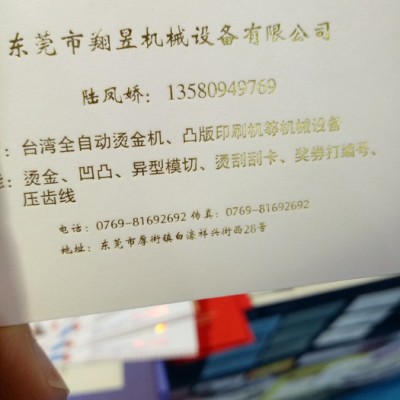 CH-737GLX全自動(dòng) 燙金機(jī)名片卡片利是封吊牌不干膠燙金門票打流水碼模切凹凸等多工藝一體機(jī)