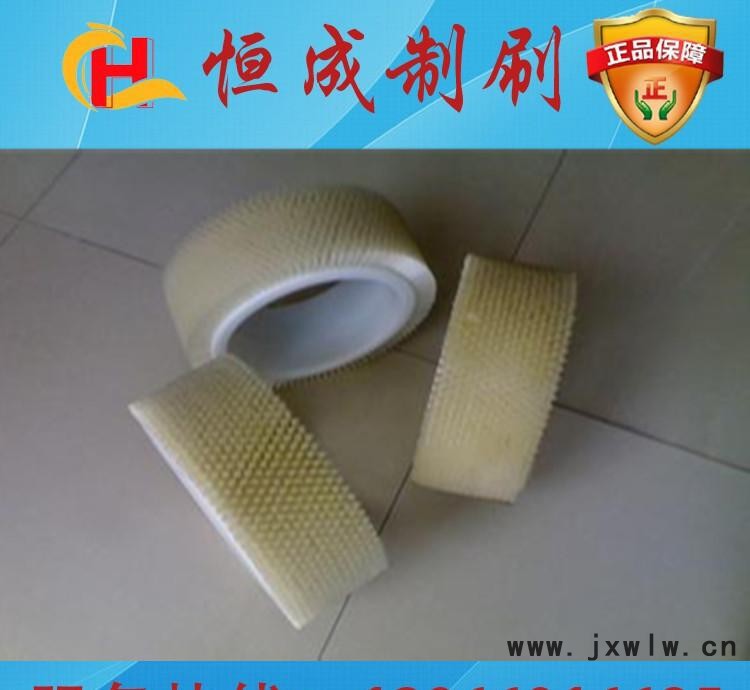 sx2014模切機(jī)尼龍毛刷輪 白色尼龍毛刷 PP管馬鬃毛刷輪