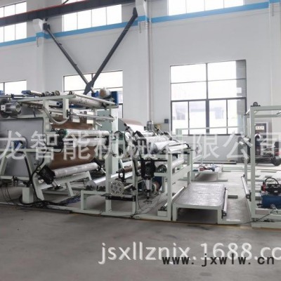 防水透氣膜膠點(diǎn)轉(zhuǎn)移復(fù)合機(jī) 油膠貼合機(jī) 無(wú)紡布服裝面料復(fù)合機(jī)