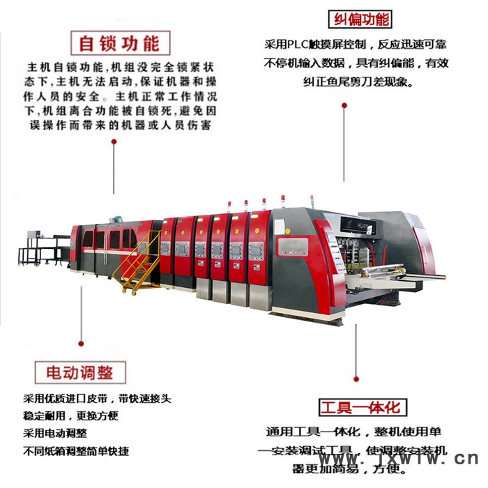 華譽1224 紙箱聯(lián)動線 高速印刷粘箱聯(lián)動線 印刷生產(chǎn)線一體機 印刷開槽機  河北紙箱設備