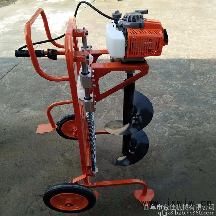 手提式栽樹挖坑機 汽油四沖程植樹打孔機 車載式挖坑機圖片