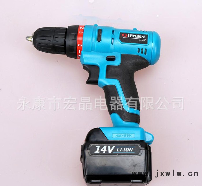 鋰電池手電鉆   16.8V雙速超負(fù)荷自動斷電充電式小電鉆保