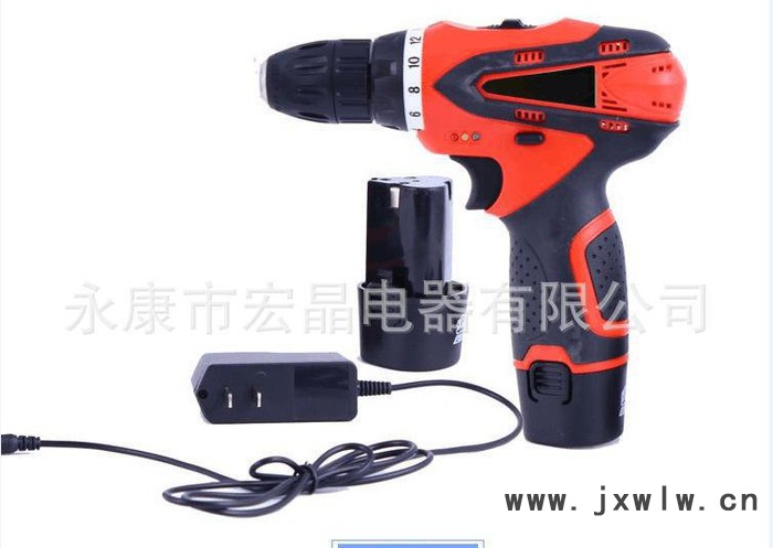 手電鉆 鋰電充電電鉆  12V雙速  超負(fù)自動斷電充電式小電
