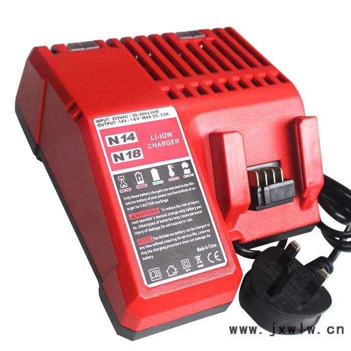 Milwaukce米沃奇M18  18V鋰電快速充電器手電鉆電池充電器電動工具電池充電器