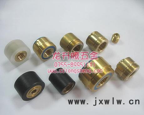 561導輪銅套，泰州宇成線切割黃銅導輪銅座，快走絲導輪總成