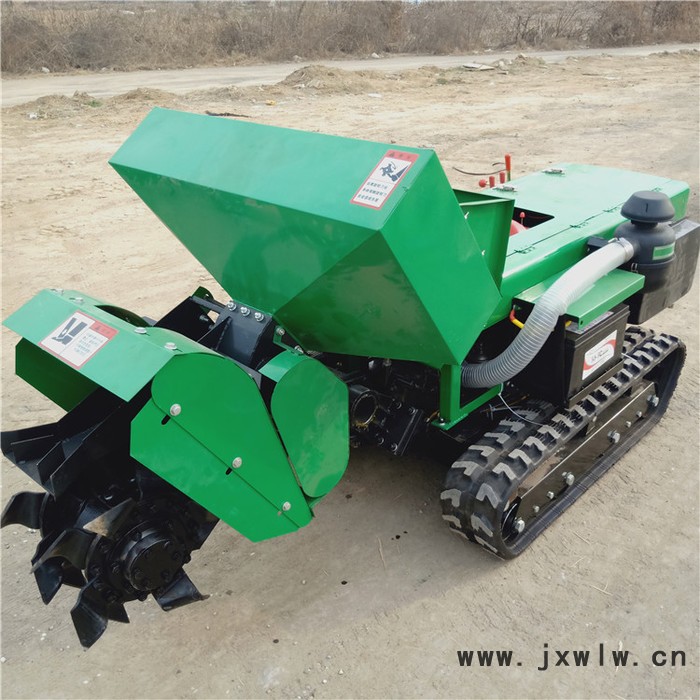35馬力履帶式挖溝施肥機(jī) 柴油發(fā)動(dòng)機(jī)鋤草機(jī) 啟航多功能施肥回填機(jī)