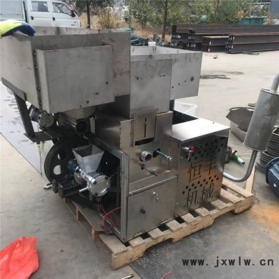 汶上發(fā)動(dòng)機(jī)帶50彎管面粉膨化機(jī) 4缸紅棗核桃酥機(jī) 賺錢多