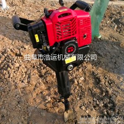 山東曲阜浩運(yùn)機(jī)械工廠直銷人工手提鏟式挖樹機(jī) 單缸發(fā)動機(jī)配套苗木起樹機(jī)移植機(jī)