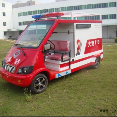 電動消防車｜單缸汽油發(fā)動機｜黃銅泵頭鍍鎳高壓泵材質(zhì)｜15°噴嘴｜原裝電控配套的加速器，性能穩(wěn)定、加速性能好