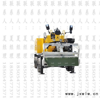 撒料機，路得威RWSL11渦輪增壓柴油發(fā)動機高精度加工布料輥撒料均勻金剛砂撒料機，金剛砂，金鋼砂撒料機，金鋼砂，