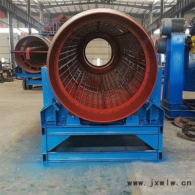 大型無軸滾筒篩沙機(jī) 鵝卵石機(jī)制砂石分離設(shè)備圓筒洗石機(jī)全自動(dòng)砂石分選設(shè)備