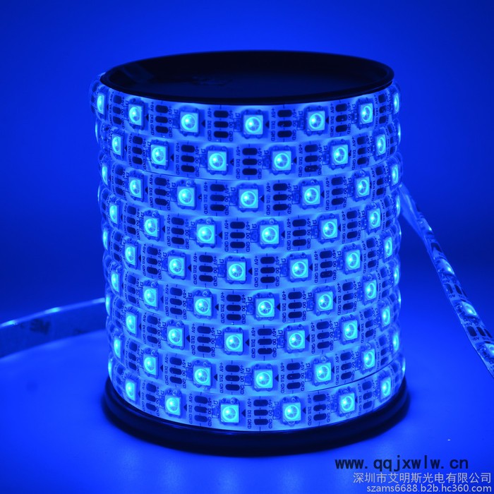 艾明斯AI-DT820D 幻彩燈帶現(xiàn)貨60燈/米全彩燈條應(yīng)用動(dòng)感單車智能穿戴電競(jìng)椅發(fā)光家具氛圍照明酒吧時(shí)光隧道KTV工程