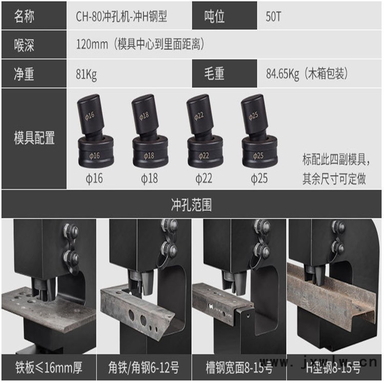 工字鋼打眼機(jī)鋁合金沖孔機(jī)河南益工圓管方管沖孔機(jī) 