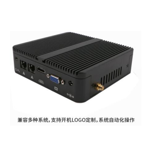 迷你車載電腦 J4125無(wú)風(fēng)扇嵌入式工控機(jī) J1900工業(yè)主機(jī)