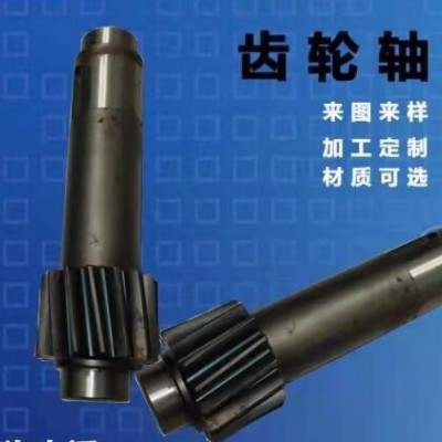 廠家定制加工齒輪軸 斜齒輪軸 傳動齒輪軸 非標鏈輪 軸類
